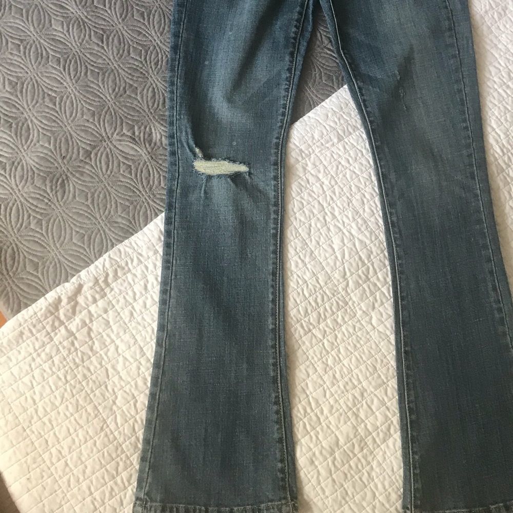 American Eagle Stretch Skinny Kick Jeans - Size 4 - Picture 2 of 4